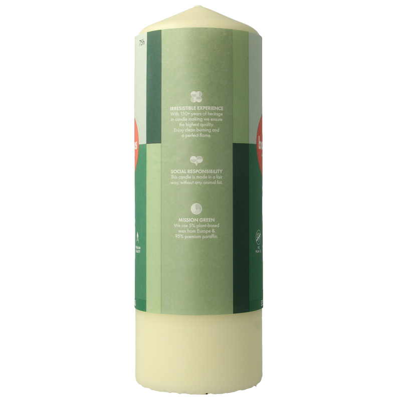 Bolsius Stompkaars 200/68 soft pearl 1 Stuks