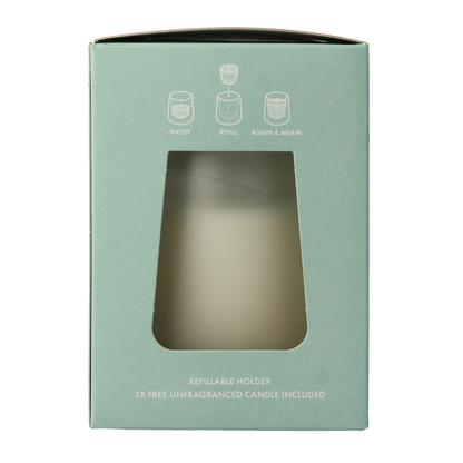 Bolsius Clean Light starterkit houder wit - incl. geurloze 1.00 Stuks