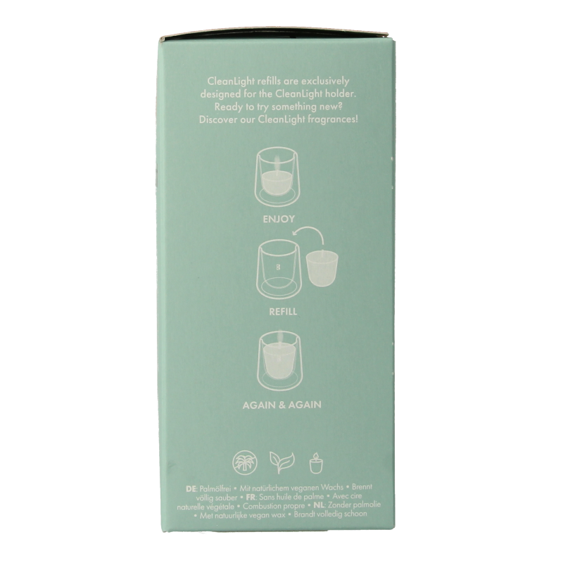 Bolsius Clean Light navulling geurloos 2 Stuks