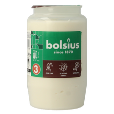 Bolsius Herdenkingslicht nr 3 compo transparant 1 Stuks