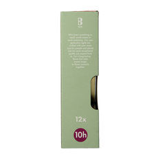 Bolsius Maxi lichten 10uur wit met gouden cup 12.00 Stuks