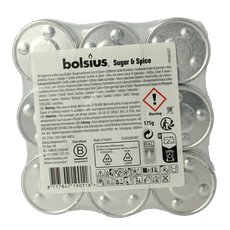 Bolsius Geurtheelicht multi colour brick 18 sugar & spice 18 Stuks