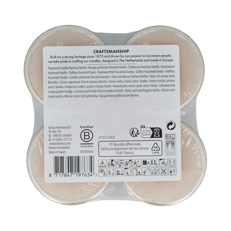 Bolsius Maxi lichten 8u true glow silent night 8 Stuks