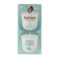Bolsius Clean light cypress & amber navul 2 Stuks