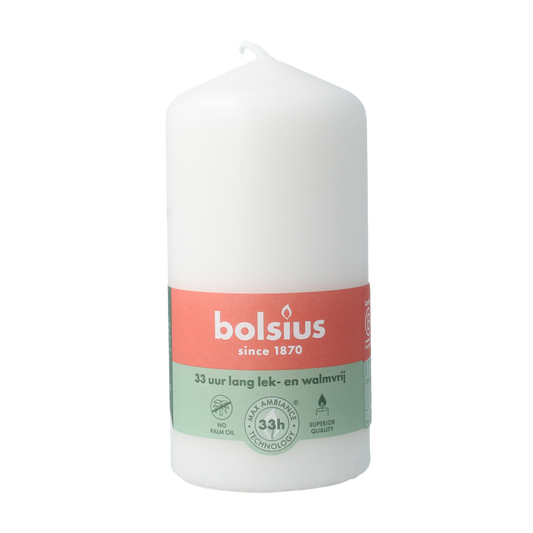 Bolsius Stompkaars 120-58 cloudy white 1 Stuks