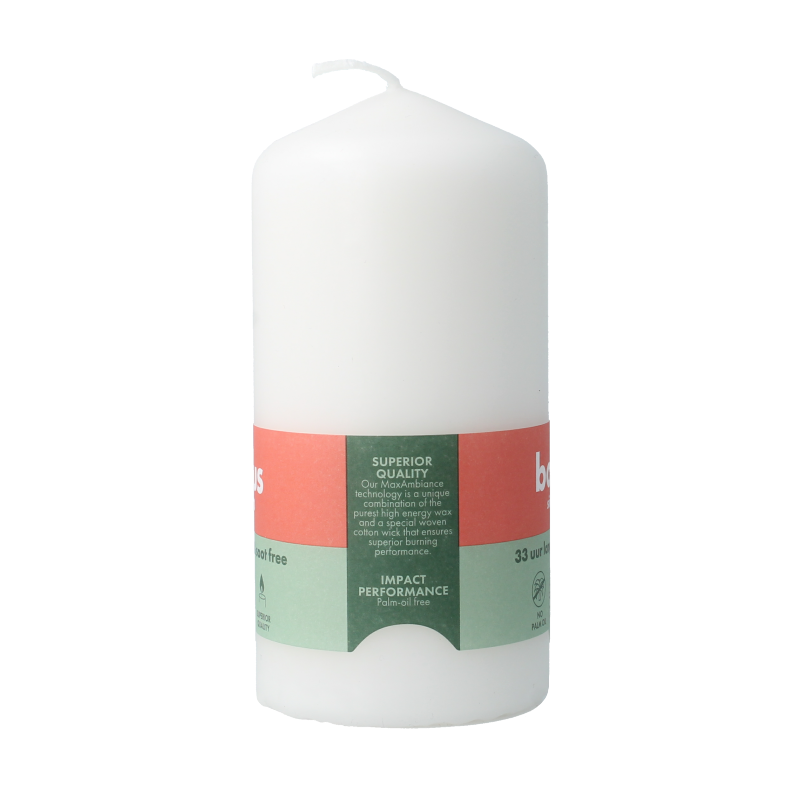 Bolsius Stompkaars 120-58 cloudy white 1 Stuks