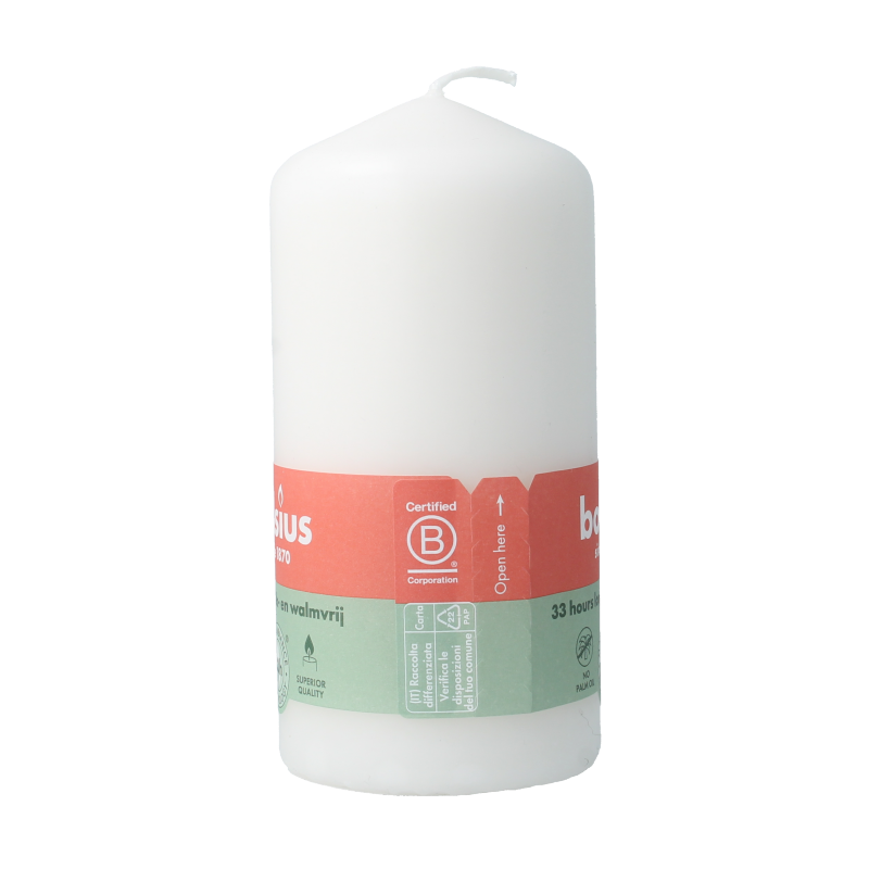 Bolsius Stompkaars 120-58 cloudy white 1 Stuks