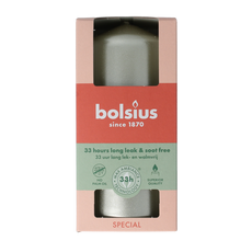 Bolsius Stompkaars 120/58 white silver 1 Stuks