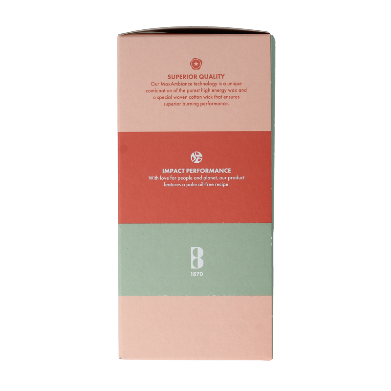 Bolsius Stompkaars 120/58 white silver 1 Stuks