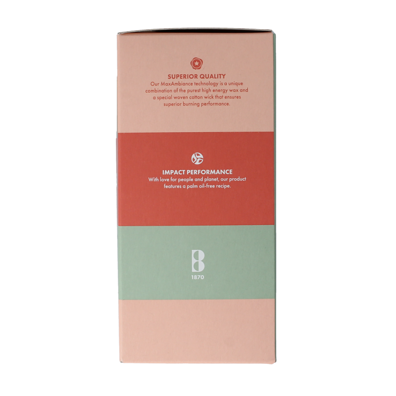 Bolsius Stompkaars 120/58 golden orange 1 Stuks