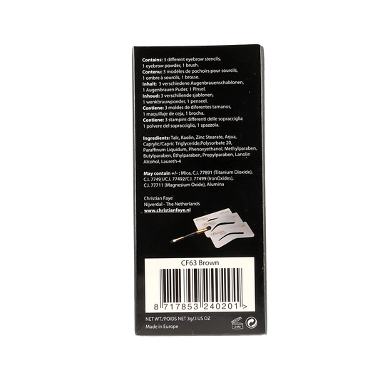Christian Faye Eyebrow brown 3.00 Gram