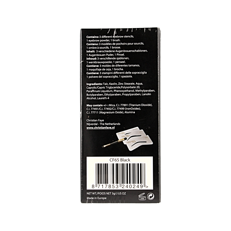 Christian Faye Eyebrow black 3 Gram