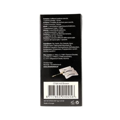 Christian Faye Eyebrow irid brown 3.00 Gram