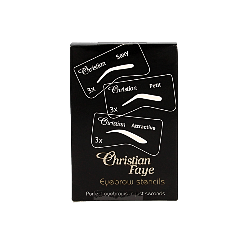 Christian Faye Eyebrow stencil set SPA 1 Set