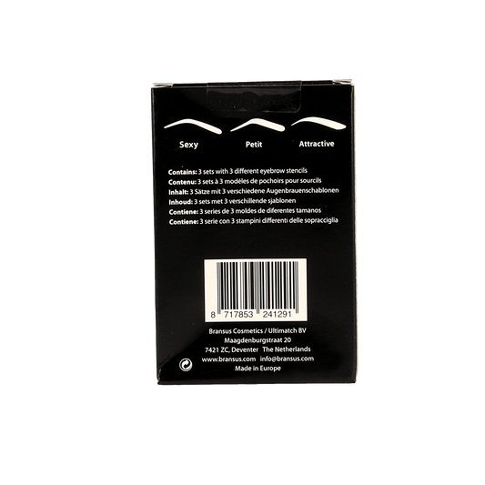 Christian Faye Eyebrow stencil set SPA 1.00 Set