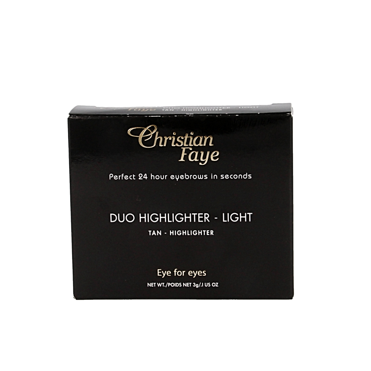 Christian Faye Eyebrow make up duo highlighter light 1.00 Stuks