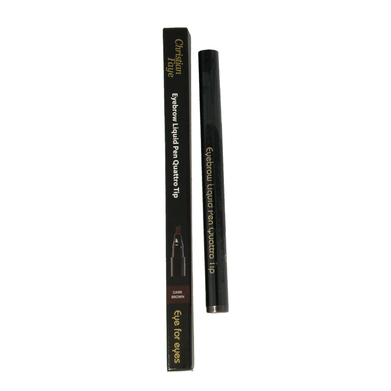 Christian Faye Eyebrow liquid pen quattro tip dark brown 1.3 Gram