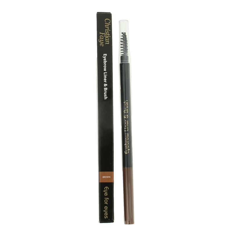 Christian Faye Eyebrow liner & brush brown 0.1 Gram