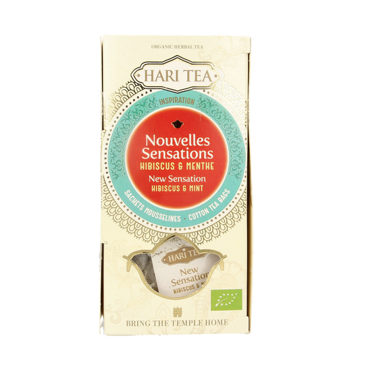 Hari Tea Hibiscus & mint new sensation bio 10 Stuks