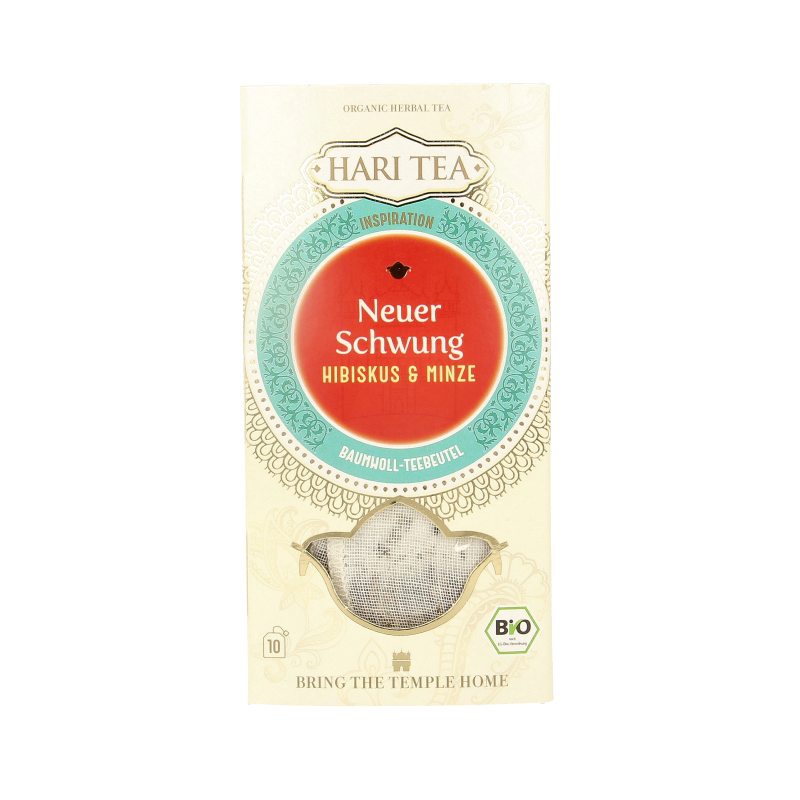 Hari Tea Hibiscus & mint new sensation bio 10 Stuks