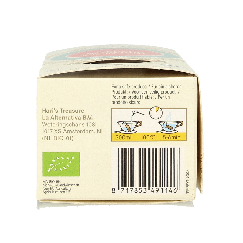 Hari Tea Hibiscus & mint new sensation bio 10 Stuks