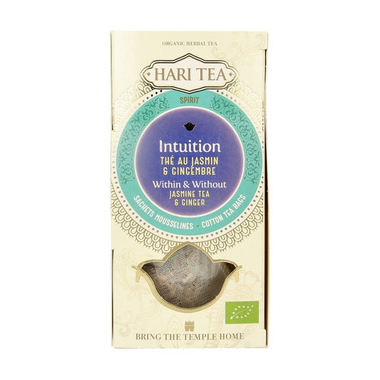 Hari Tea Jasmine tea & ginger within & without bio 10 Stuks