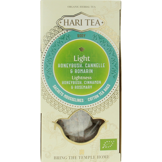 Hari Tea Honeyrush cinnamon rosemary lightness bio 10 Stuks