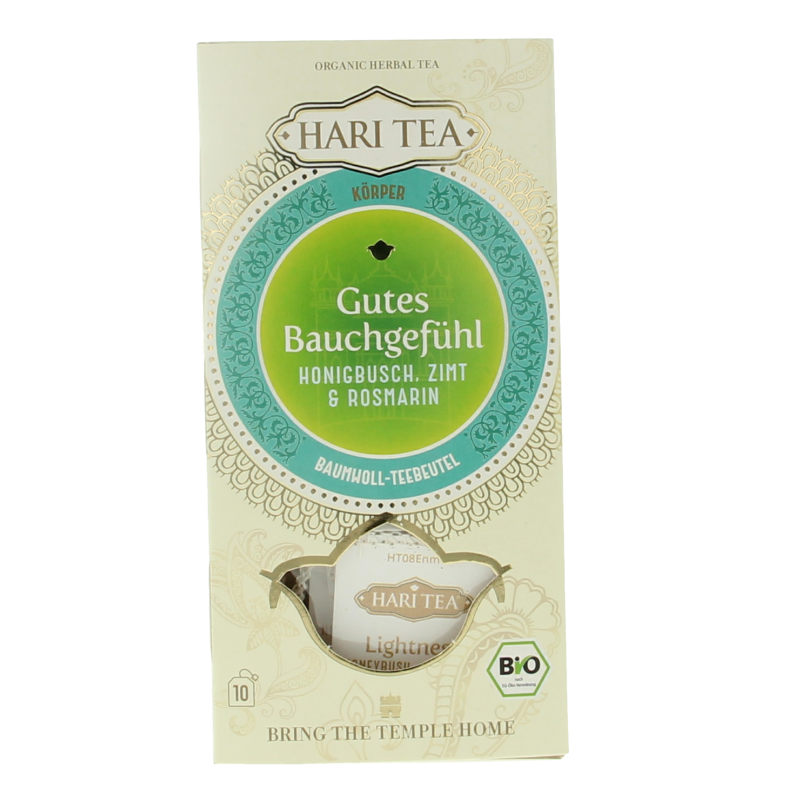 Hari Tea Honeyrush cinnamon rosemary lightness bio 10 Stuks