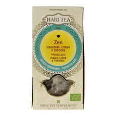 Hari Tea Ginger lemon & tumeric mindscape ginger bio 10 Stuks