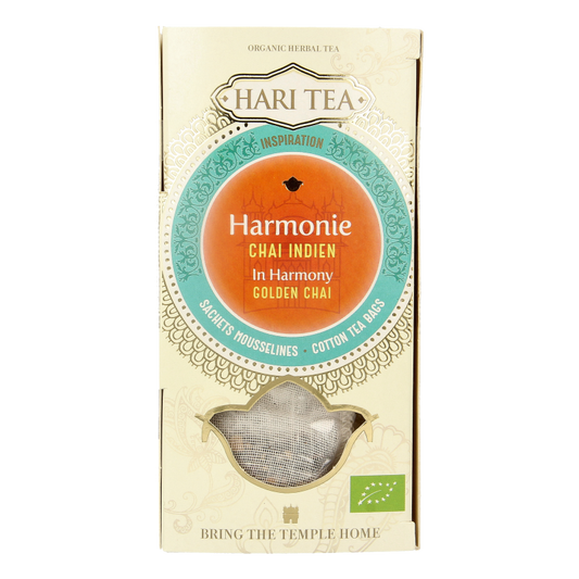 Hari Tea Golden chai in harmony bio 10 Stuks
