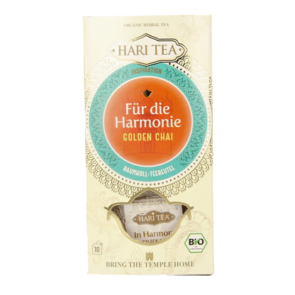 Hari Tea Golden chai in harmony bio 10 Stuks