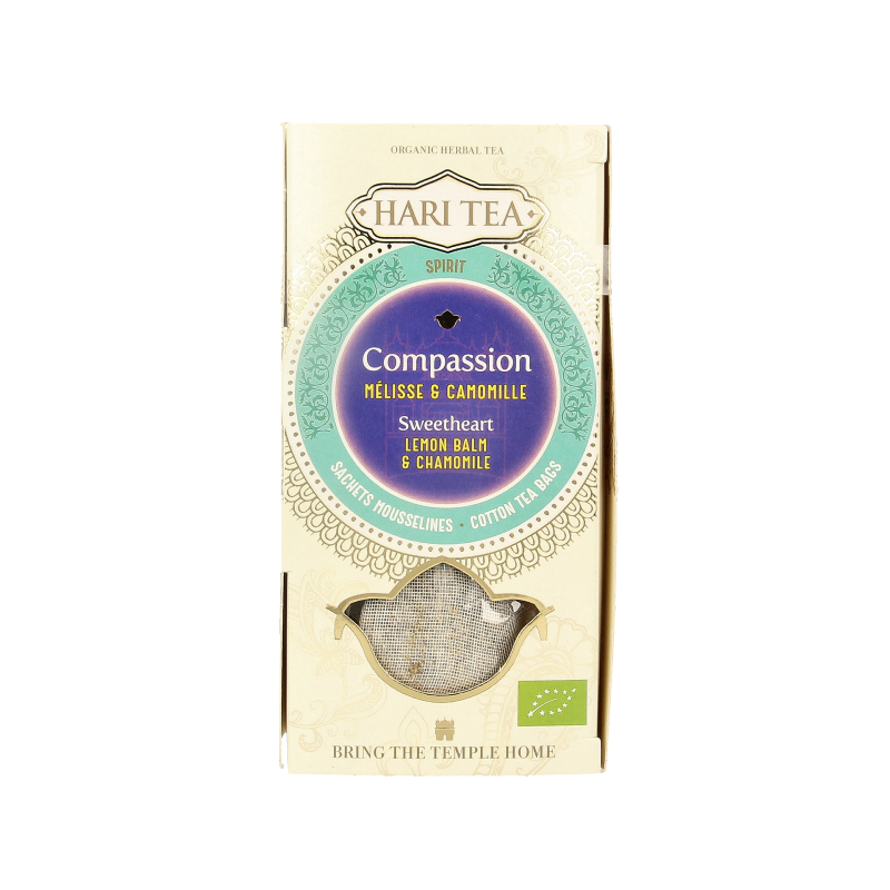 Hari Tea Lemon bal & chamomile sweetheart bio 10 Stuks