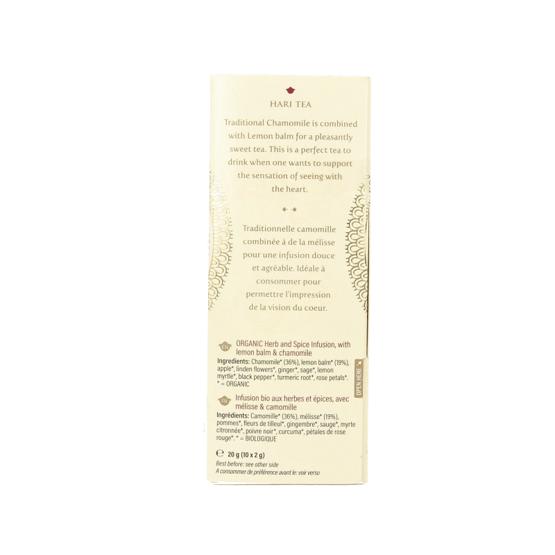 Hari Tea Lemon bal & chamomile sweetheart bio 10 Stuks