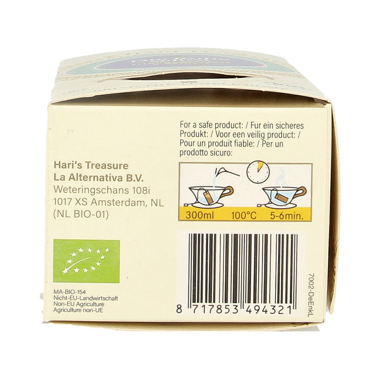 Hari Tea Lemon bal & chamomile sweetheart bio 10 Stuks