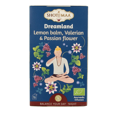 Shoti Maa Dreamland lemon balm, valerian & pass flower bio 16 Zakjes