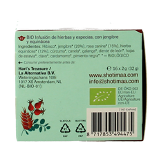 Shoti Maa Lifespring echinacea, ginger & rosehip bio 16 Zakjes