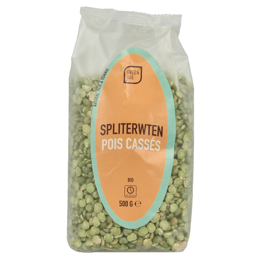 Greenage Spliterwten bio 500 Gram