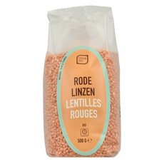 Greenage Rode linzen bio 500.00 Gram