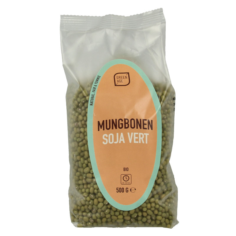 Greenage Mungbonen bio 500 Gram