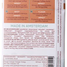 Chocolatemakers Gorilla melk 37% bio 80 Gram