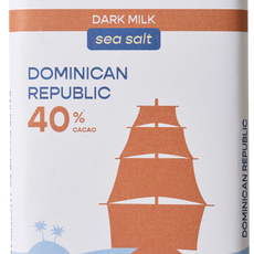 Chocolatemakers Reep tres hombres 40% melk  zeezout fairtrade bio 80.00 Gram
