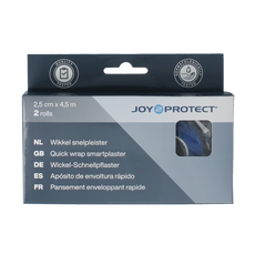 Joy2protect Snelpleisters blauw 2.5cm x 4.5m 2.00 Rol