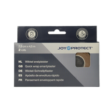 Joy2protect Snelpleisters huidskleur 2.5cm x 4.5m 2 Rol