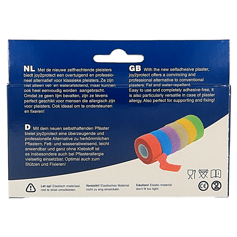 Joy2protect Snelpleisters groen 2.5cm x 4.5m 2 Rol