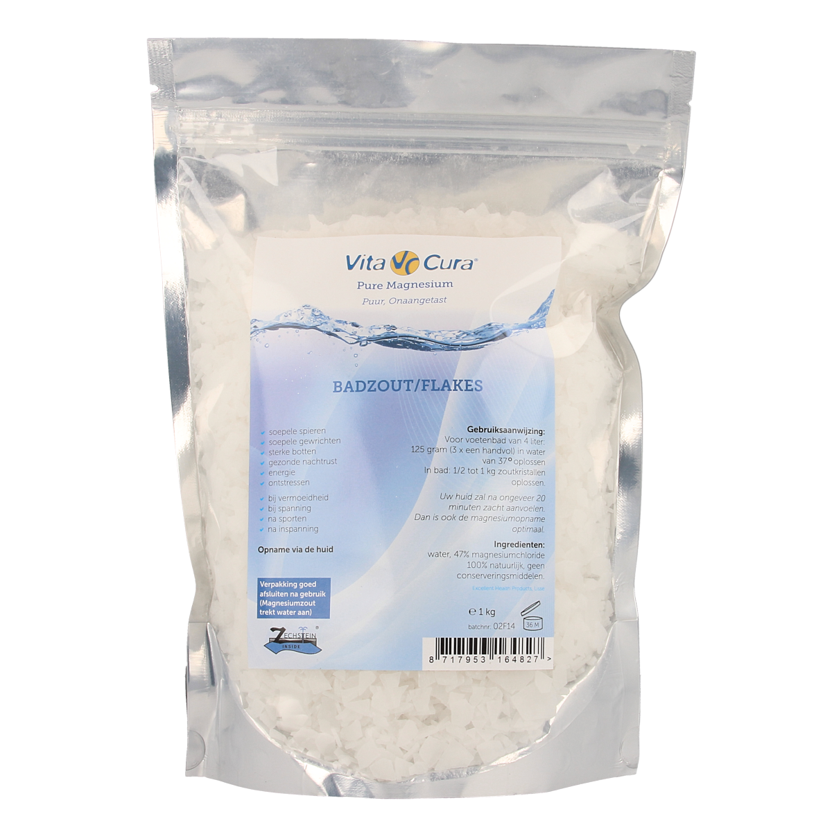Vitacura Magnesium zout/flakes 1 Kilogram