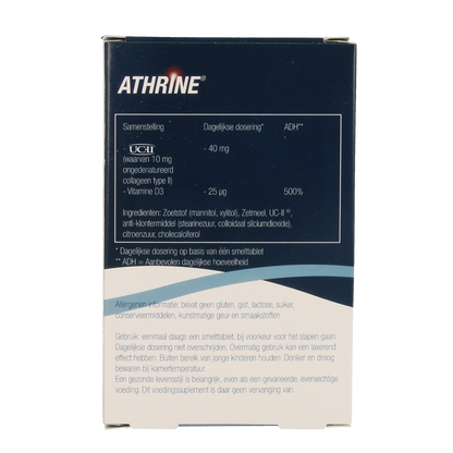Athrine UC-II en Vitamine D3 30.00 Tabletten