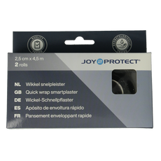 Joy2protect Wikkel snelpleister 2.5 cm x 4.5 m 2 Rol