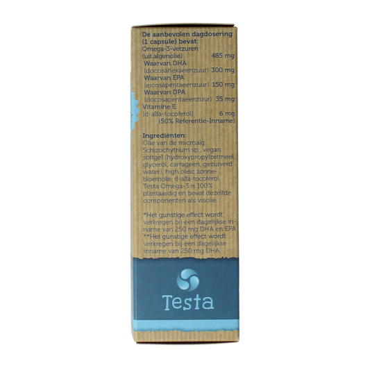 Testa Omega 3 algenolie 300mg DHA + 150mg EPA vegan 45.00 Softgels