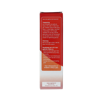 Capsinol Originele formule neusspray 20.00 Milliliter