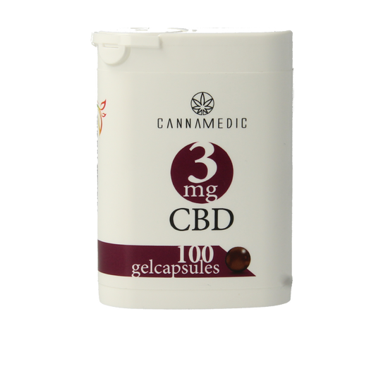 Cannamedic CBD Capsules  3mg 100 Capsules
